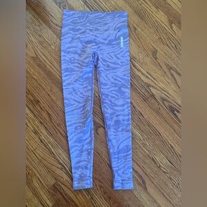 Vibrant Purple Patterned Leggings